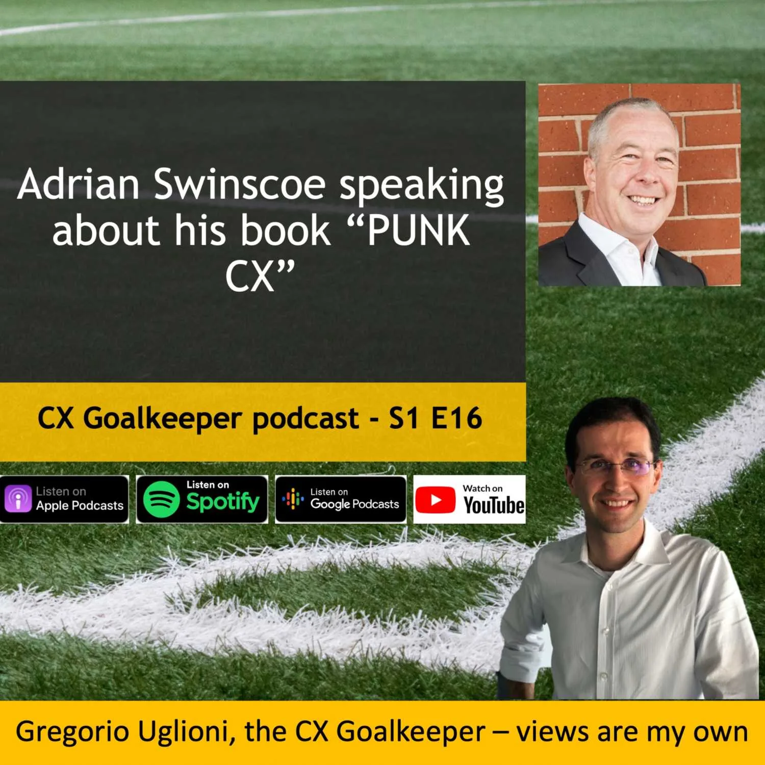 CX Goalkeeper with Adrian Swinscoe – S1E16 is about his…
