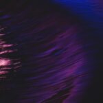 purple and blue light digital wallpaper