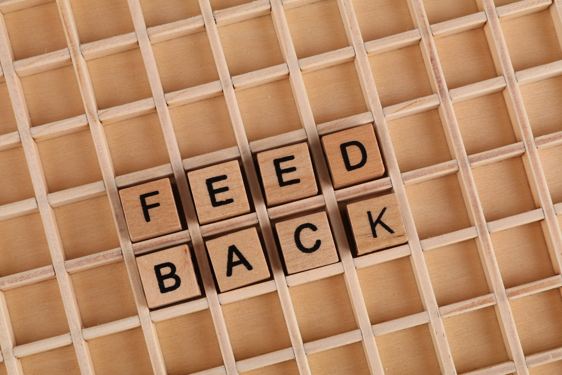 letters on wooden cubes