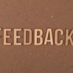 feedback wooden sign