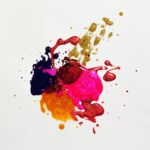 photo of multicolored abstract painting