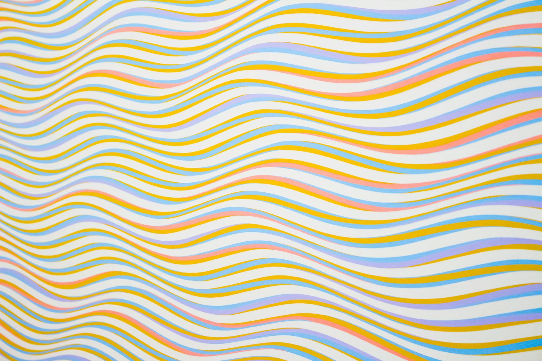 assorted color striped illustration