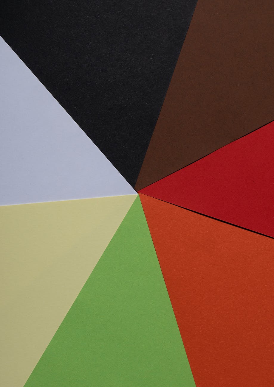 colorful triangles pattern