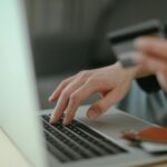 a person buying online