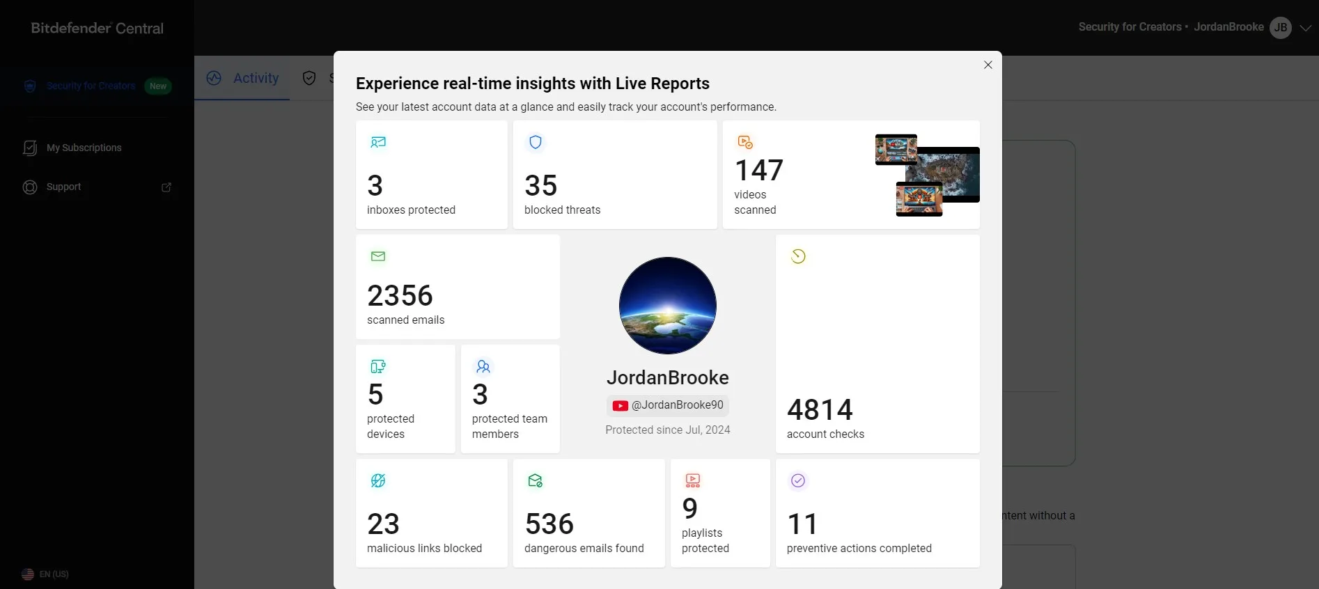 Bitdefender screenshot