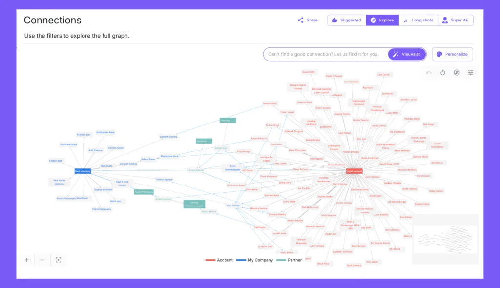 Screenshot of Vieu Sales Graph