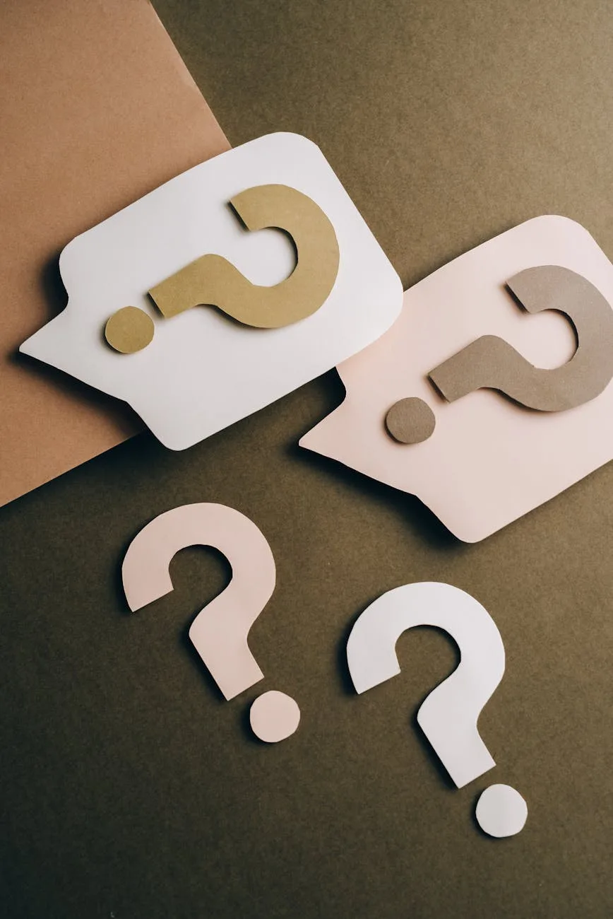 question marks on brown surface