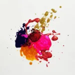 photo of multicolored abstract painting