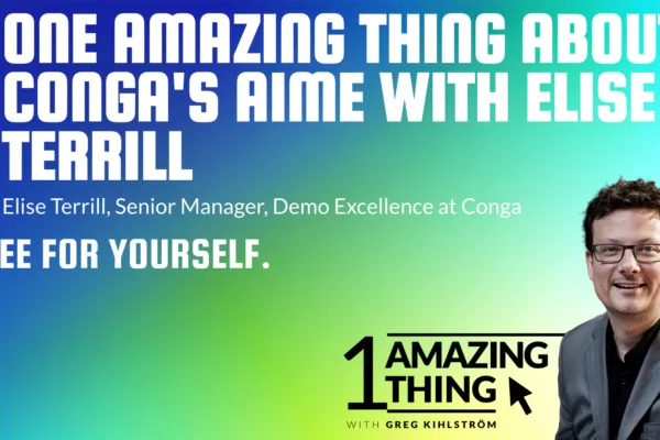 One Amazing Thing About Conga's AiMe with Elise Terrill-wide