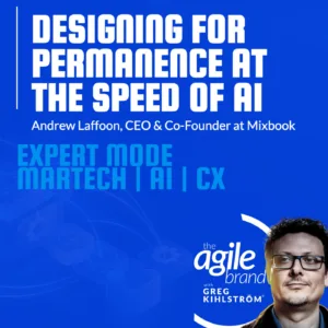 Mixbook’s CEO Andrew Laffoon on designing for permanence at the speed of AI: why none of its customer messaging says AI